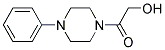 2-OXO-2-(4-PHENYLPIPERAZIN-1-YL)ETHANOL 结构式