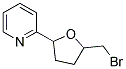 2-(5-BROMOMETHYL-TETRAHYDROFURAN-2-YL)PYRIDINE 结构式