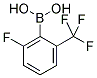 2-FLUORO-6-(TRIFLUOROMETHYL)PHENYL BORONIC ACID 结构式