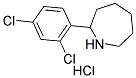 2-(2,4-二氯苯基)氮杂环丁烷盐酸盐 结构式