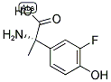 (2S)-2-AMINO-2-(3-FLUORO-4-HYDROXYPHENYL)PROPANOIC ACID 结构式