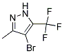 4-溴-3-甲基-5-(三氟甲基)-1H-吡唑 结构式
