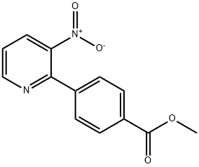 METHYL 4-(3-NITRO-2-PYRIDINYL)BENZENECARBOXYLATE 结构式