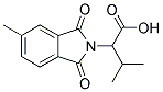 3-METHYL-2-(5-METHYL-1,3-DIOXO-1,3-DIHYDRO-ISOINDOL-2-YL)-BUTYRIC ACID 结构式