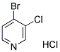 4-Bromo-3-chloropyridine HCl 结构式
