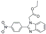 [2-(4-NITRO-PHENYL)-BENZOIMIDAZOL-1-YL]-ACETIC ACID ETHYL ESTER 结构式