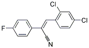 (Z)-3-(2,4-DICHLOROPHENYL)-2-(4-FLUOROPHENYL)ACRYLONITRILE 结构式