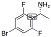 (1R)-1-(4-BROMO-2,6-DIFLUOROPHENYL)ETHYLAMINE 结构式