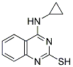 4-(CYCLOPROPYLAMINO)QUINAZOLINE-2-THIOL 结构式