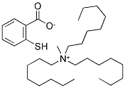 甲基三辛基 2-巯基苯甲酸铵 结构式