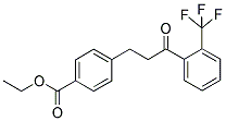3-(4-CARBOETHOXYPHENYL)-2'-TRIFLUOROMETHYLPROPIOPHENONE 结构式