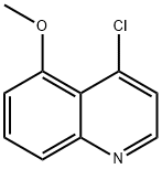 4-氯-5-甲氧基喹啉 结构式