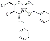 METHYL 2,3-DI-O-BENZYL-4,6-DI-CHLORO-4,6-DI-DEOXY-BETA-D-GALACTOPYRANOSIDE 结构式