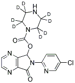 N-DESMETHYL ZOPICLONE-D8 结构式