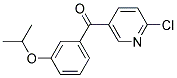 2-CHLORO-5-(3-ISOPROPOXYBENZOYL)PYRIDINE 结构式