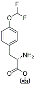 METHYL (2S)-2-AMINO-3-[4-(DIFLUOROMETHOXY)PHENYL]PROPANOATE 结构式