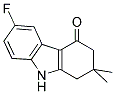 2,2-DIMETHYL-1,2,3,4-TETRAHYDRO-6-FLUORO-9H-CARBAZOL-4-ONE 结构式