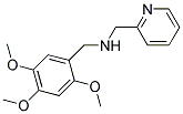 1-Pyridin-2-yl-N-(2,4,5-trimethoxybenzyl)methanamine 结构式