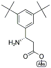 METHYL (3S)-3-AMINO-3-[3,5-BIS(TERT-BUTYL)PHENYL]PROPANOATE 结构式