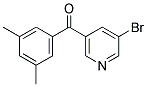 3-BROMO-5-(3,5-DIMETHYLBENZOYL)PYRIDINE 结构式