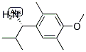 (1S)-1-(4-Methoxy-2,5-dimethylphenyl)-2-methylpropylamine 结构式