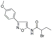 2-BROMO-N-(3-(4-METHOXYPHENYL)ISOXAZOL-5-YL)BUTANAMIDE 结构式