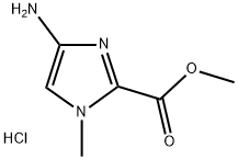 (4-AMINO)-1-METHYLIMIDAZOLE-2-CARBOXYLIC ACID METHYL ESTER HYDROCHLORIDE 结构式