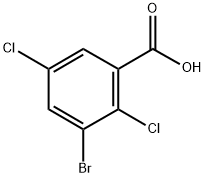 3-Bromo-2,5-dichlorobenzoic acid 结构式