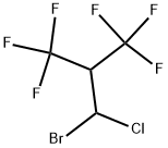 3-BROMO-3-CHLORO-2-(TRIFLUOROMETHYL)-1,1,1-TRIFLUOROPROPANE 结构式