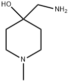 4-AMINOMETHYL-1-METHYL-PIPERIDIN-4-OL 结构式