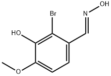 2-BROMO-3-HYDROXY-4-METHOXYBENZALDEHYDE OXIME 结构式