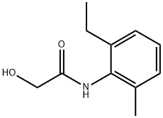 N-(2-乙基-6-甲苯基)-2-羟基乙酰胺 结构式