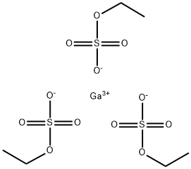GALLIUM ETHYLSULFATE 结构式