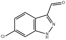 6-CHLORO-3-(1H)INDAZOLE CARBOXALDEHYDE 结构式