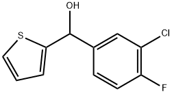 3-CHLORO-4-FLUOROPHENYL-(2-THIENYL)METHANOL 结构式