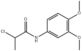 2-CHLORO-N-(3,4-DIMETHOXYPHENYL)PROPANAMIDE 结构式