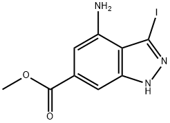 Methyl4-amino-3-iodo-1H-indazole-6-carboxylate