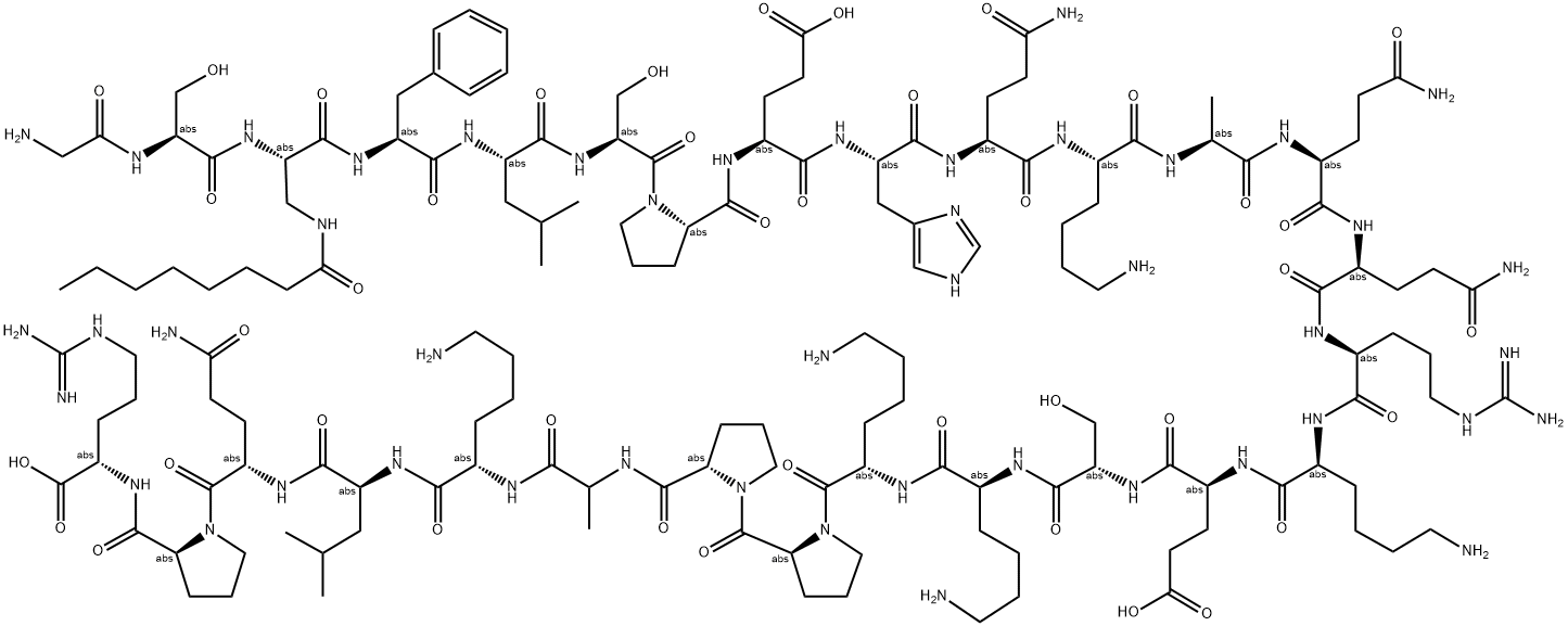 生长激素释放肽-6 结构式