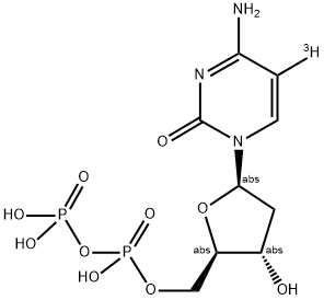 2'-DEOXYCYTIDINE 5'-DIPHOSPHATE, [3H]- 结构式