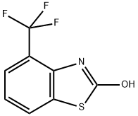 2-HYDROXY-4-(TRIFLUOROMETHYL)BENZOTHIAZOLE 结构式