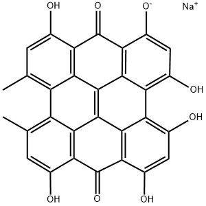 HYPERICIN SODIUM SALT 结构式