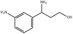 3-Amino-3-(3-amino-phenyl)-propan-1-ol 结构式