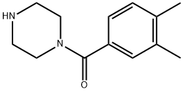 1-(3,4-DIMETHYLBENZOYL)PIPERAZINE 结构式