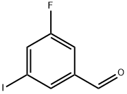 3-氟-5-碘苯甲醛 结构式