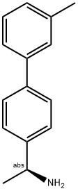 (1S)-1-[4-(3-METHYLPHENYL)PHENYL]ETHYLAMINE 结构式