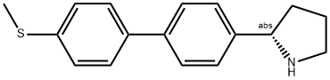 1-[4-((2S)PYRROLIDIN-2-YL)PHENYL]-4-METHYLTHIOBENZENE 结构式