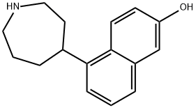 5-AZEPAN-4-YL-NAPHTHALEN-2-OL 结构式