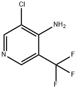 4-氨基-3-氯-5-(三氟甲基)吡啶 结构式