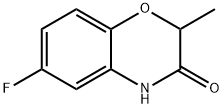 6-FLUORO-2-METHYL-2H-BENZO[B][1,4]OXAZIN-3(4H)-ONE 结构式