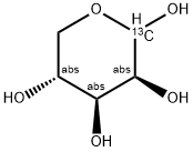 D-[1-13C]LYXOSE 结构式